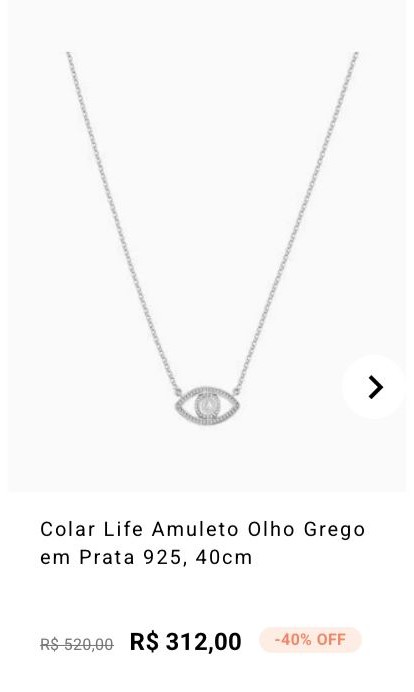 Colar Life Amuleto