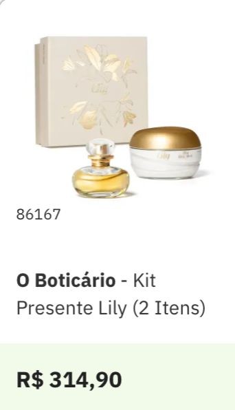 Kit Presente Lily