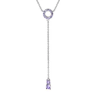 Colar Life Gravatinha Lavanda